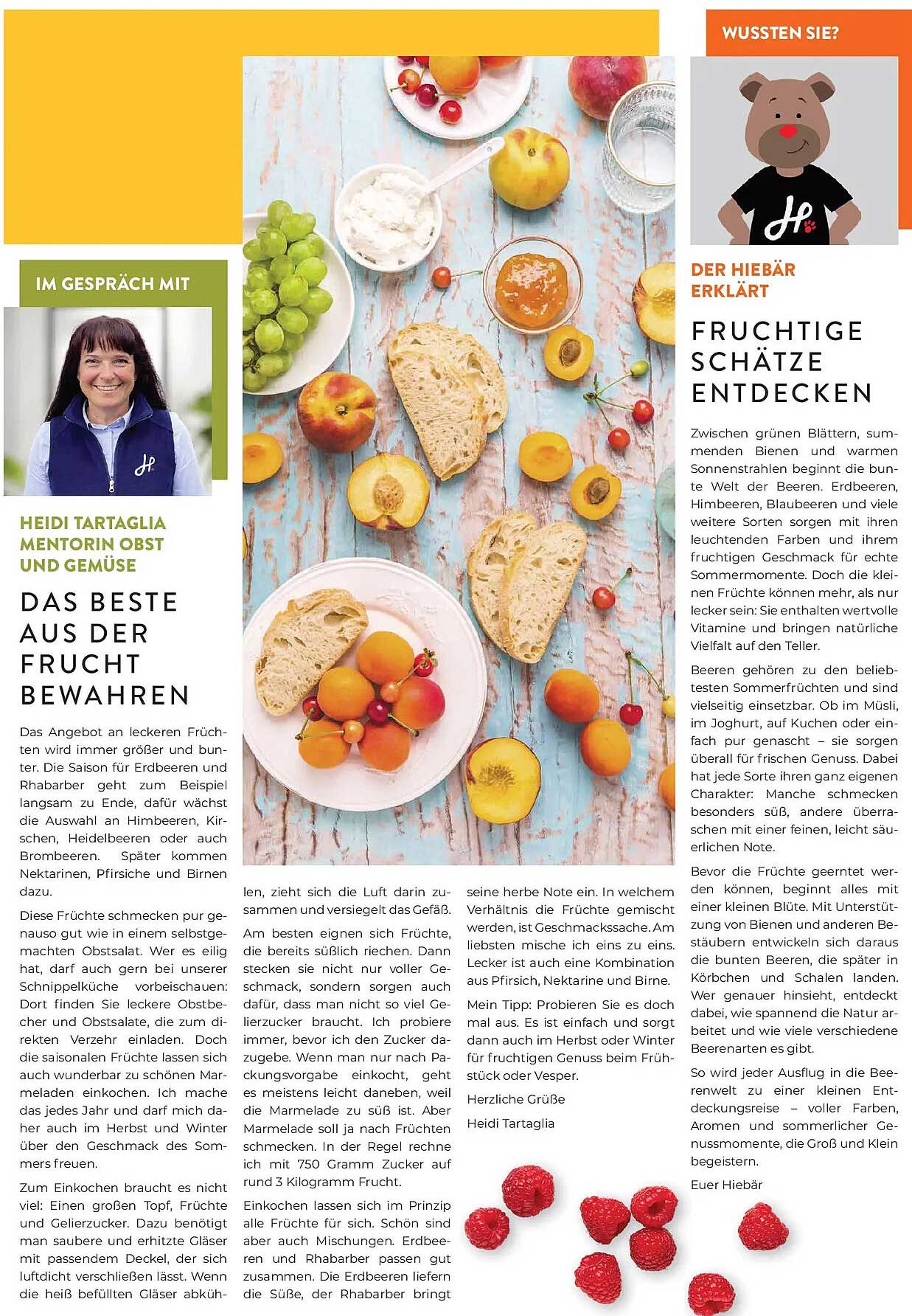 DAS BESTE AUS DER FRUCHT BEWAHREN