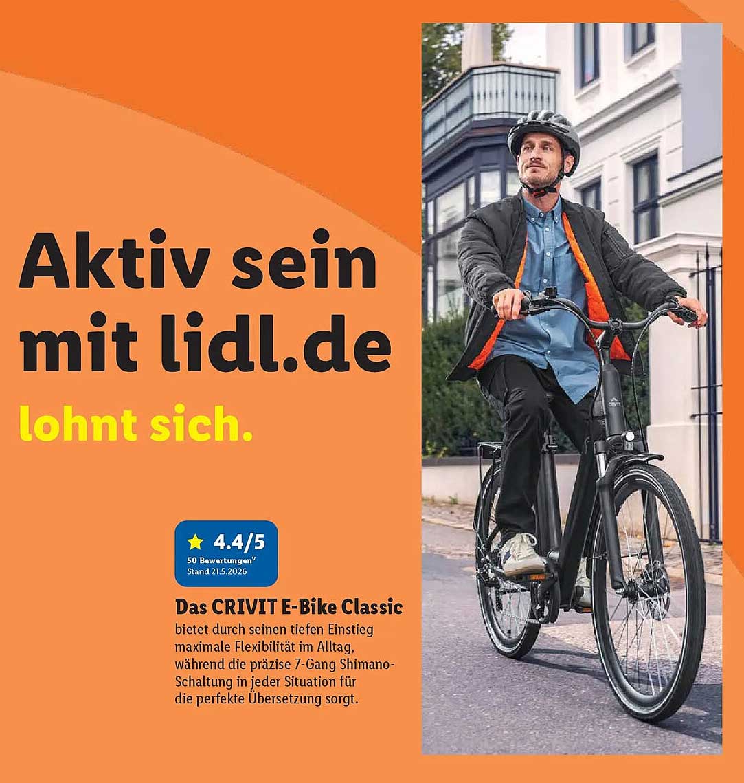 Das CRIVIT E-Bike Classic