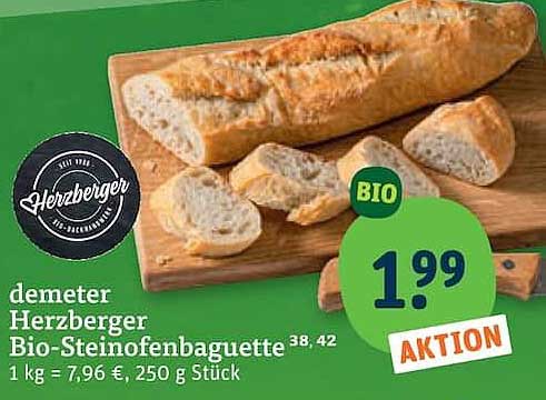 demeter Herzberger Bio-Steinofenbaguette