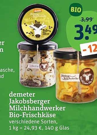 demeter Jakobberger Milchanwerker Bio-Frischkäse