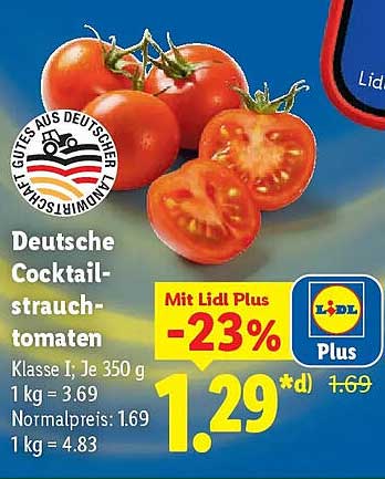Deutsche Cocktailstrauchtomaten