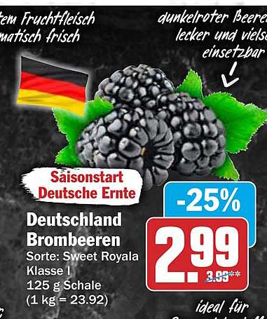 Deutschland Brombeeren