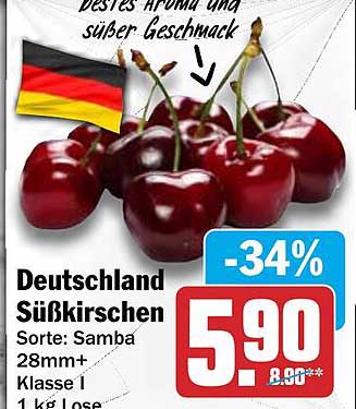 Deutschland Süßkirschen