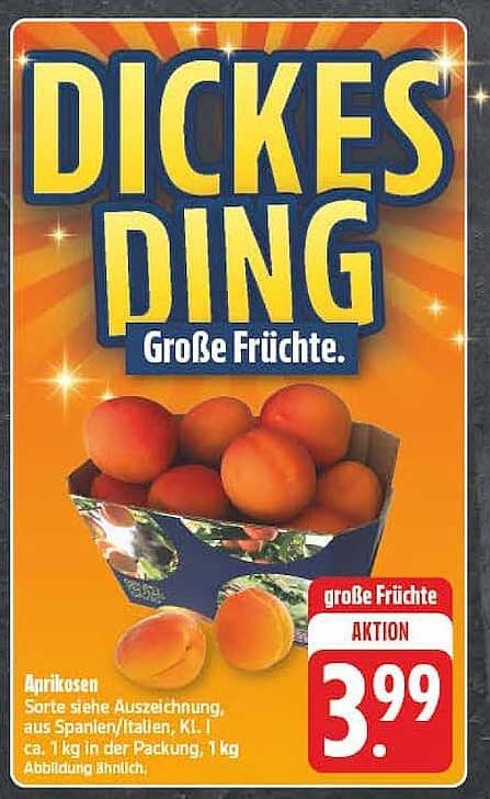 DICKES DING Große Früchte.