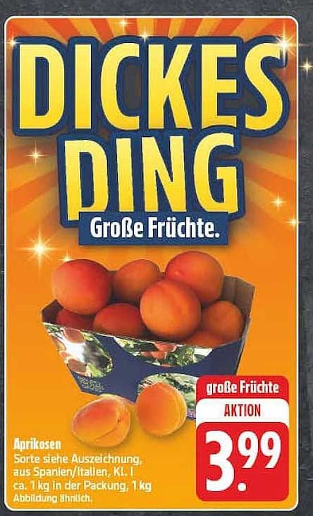DICKES DING Große Früchte.