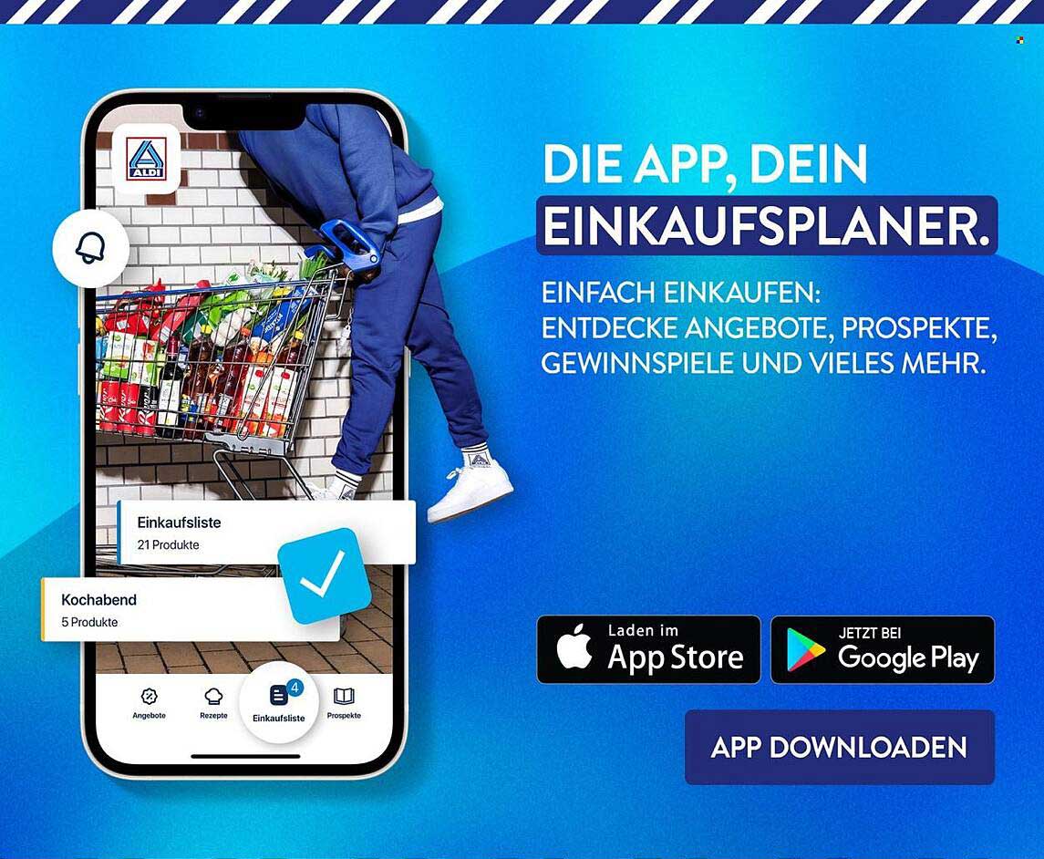 DIE APP, DEIN EINKAUFSPLANER.