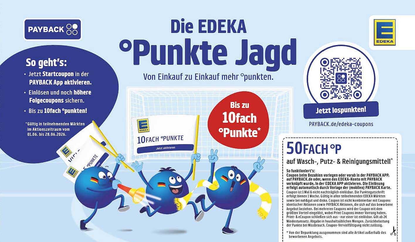 Die EDEKA °Punkte Jagd