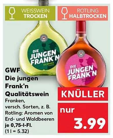 Die jungen Frank'n Qualitätswein