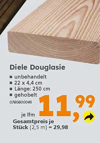 Diele Douglasie