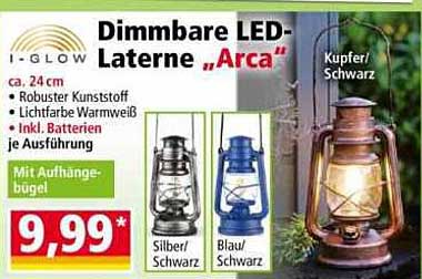 Dimmable LED-Laterne „Arca“