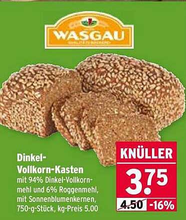 Dinkel-Vollkorn-Kasten