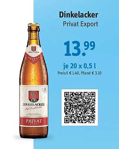 Dinkelacker Privat Export