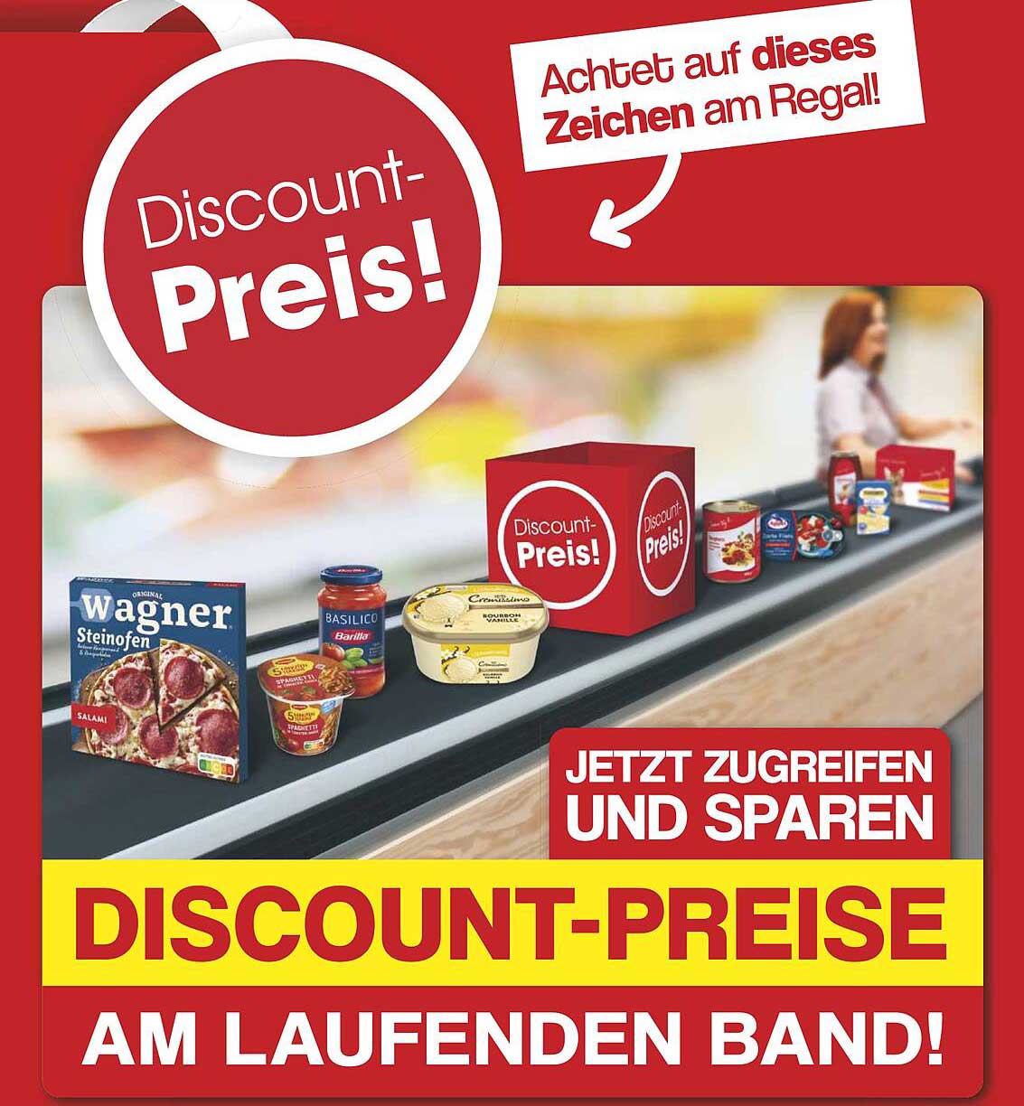 DISCOUNT-PREISE AM LAUFENDEN BAND!