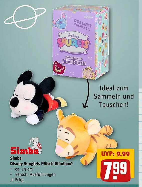 Disney Snuglets Plüsch Blindbox³