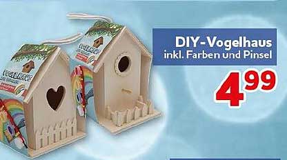 DIY-Vogelhaus inkl. Farben und Pinsel