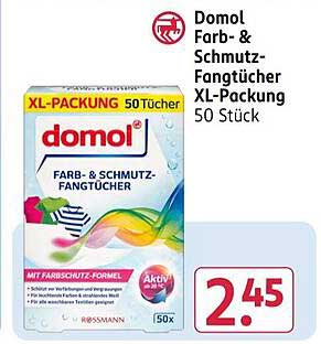 Domol Farb- & Schmutz-Fangtücher XL-Packung 50 Stück
