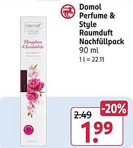 Domol Perfume & Style Raumduft Nachfüllpack 90 ml