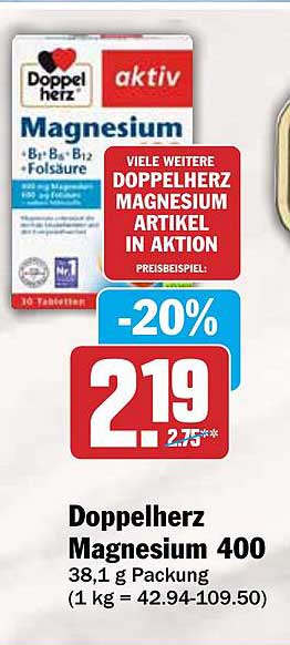Doppelherz Magnesium 400