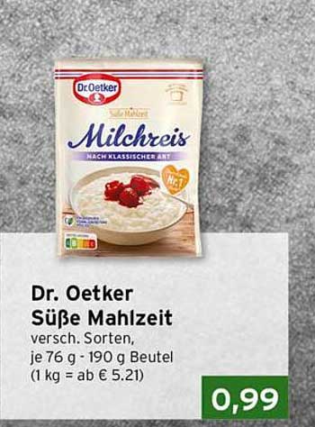 Dr. Oetker Süße Mahlzeit