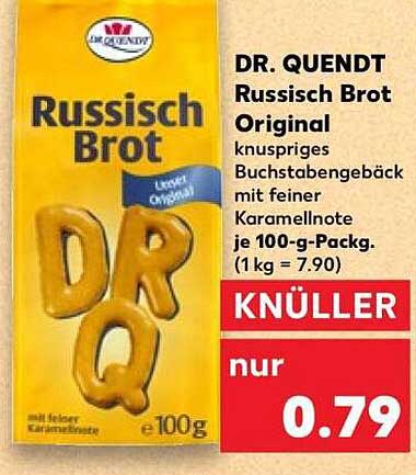 DR. QUENDT Russisch Brot Original