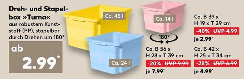Dreh- und Stapelbox »Turna«