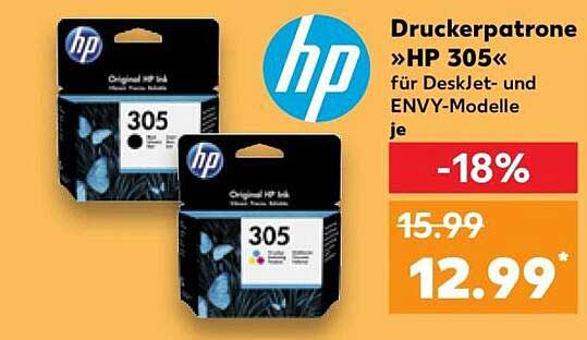 Druckerpatrone »HP 305« für DeskJet- und ENVY-Modelle je
