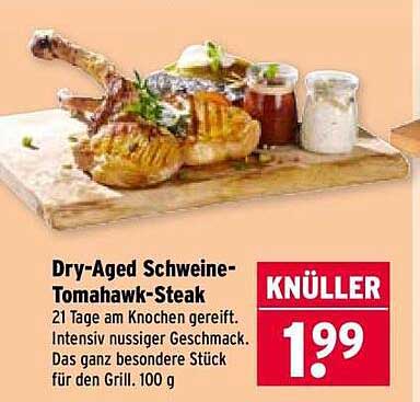 Dry-Aged Schweine-Tomahawk-Steak