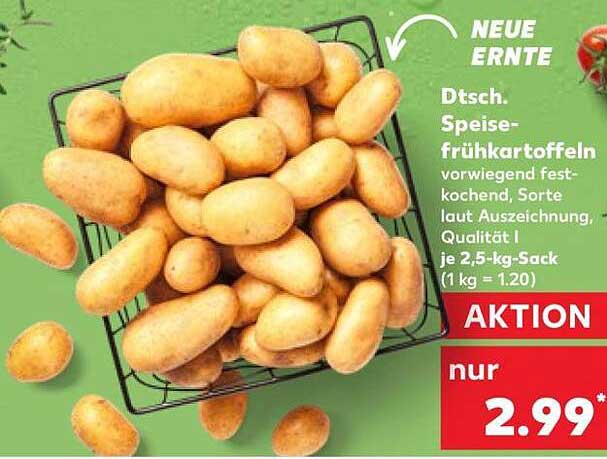 Dt.sch. Speisefrühkartoffeln
