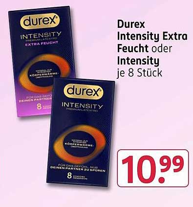 Durex Intensity Extra Feucht oder Intensity je 8 Stück