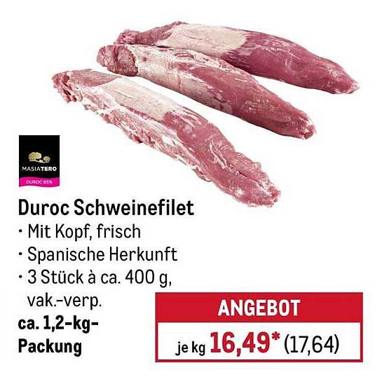 Duroc Schweinefilet