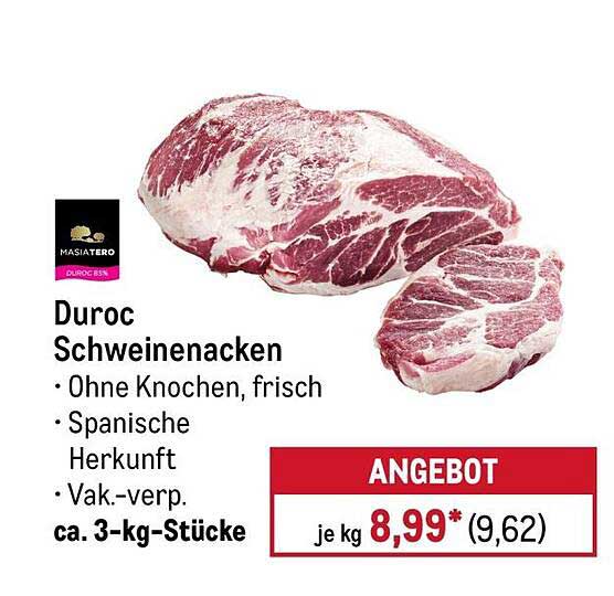 Duroc Schweinenacken