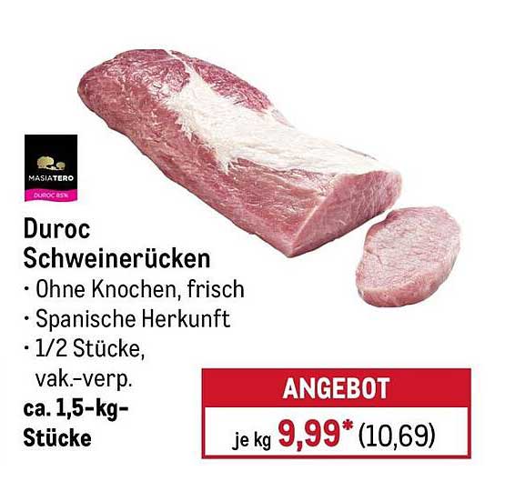 Duroc Schweinerücken