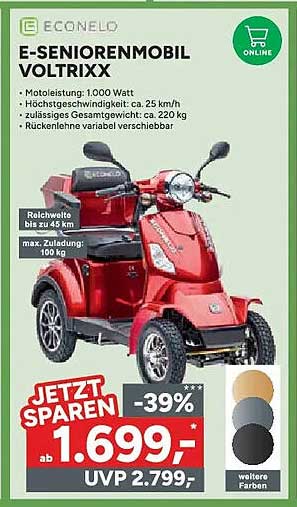 E-SENIORENMOBIL VOLTRIXX