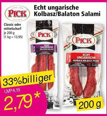 Echt ungarische Kolbasz/Balaton Salami