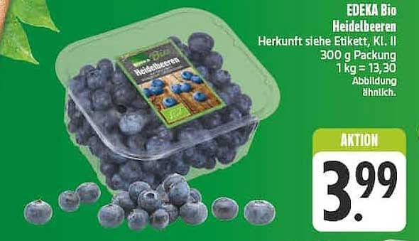 EDEKA Bio Heidelbeeren