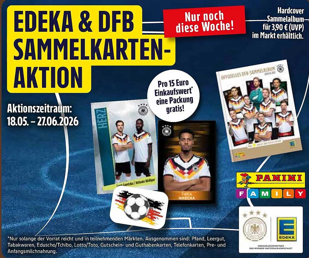 EDEKA & DFB SAMMELKARTEN-AKTION
