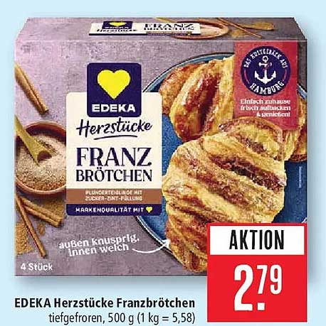 EDEKA Herzstücke Franzbrötchen