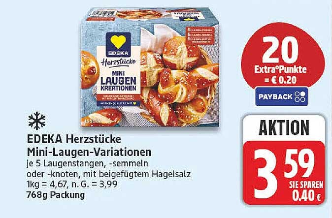 EDEKA Herzstücke Mini-Laugen-Variationen