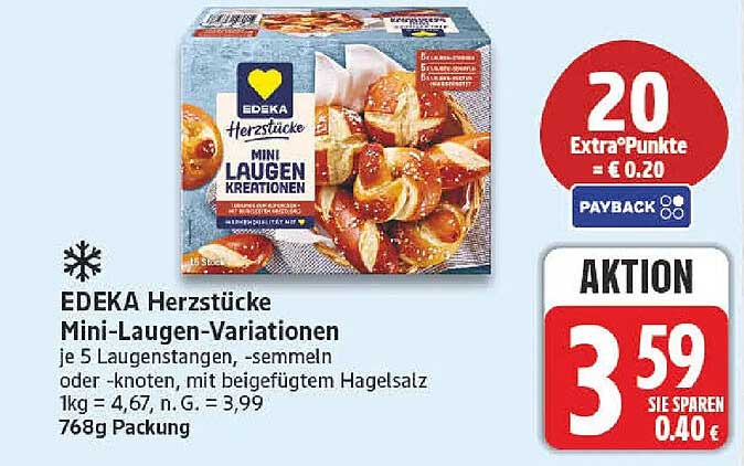 EDEKA Herzstücke Mini-Laugen-Variationen