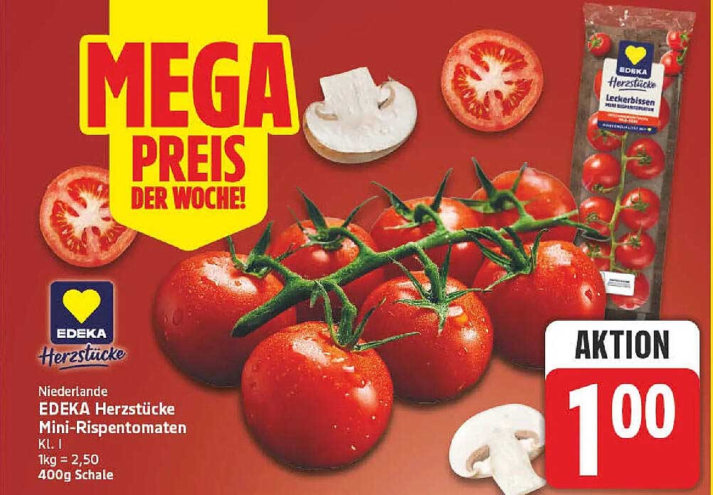 EDEKA Herzstücke Mini-Rispentomaten