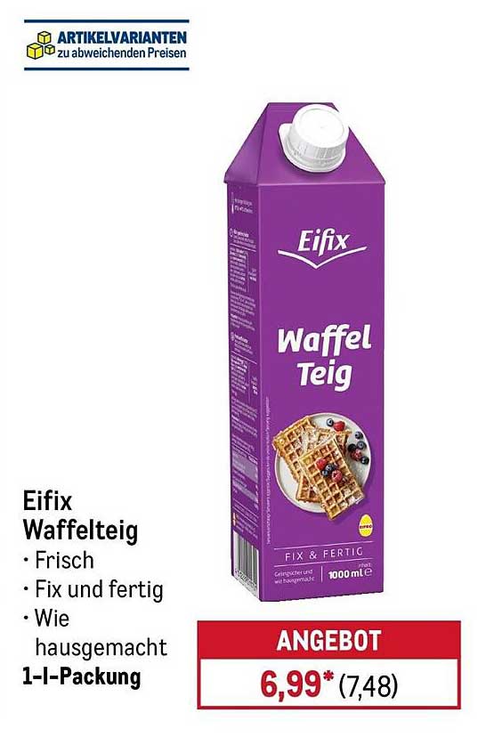 Eifix Waffelteig