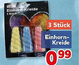 Einhorn-Kreide 3 Stück