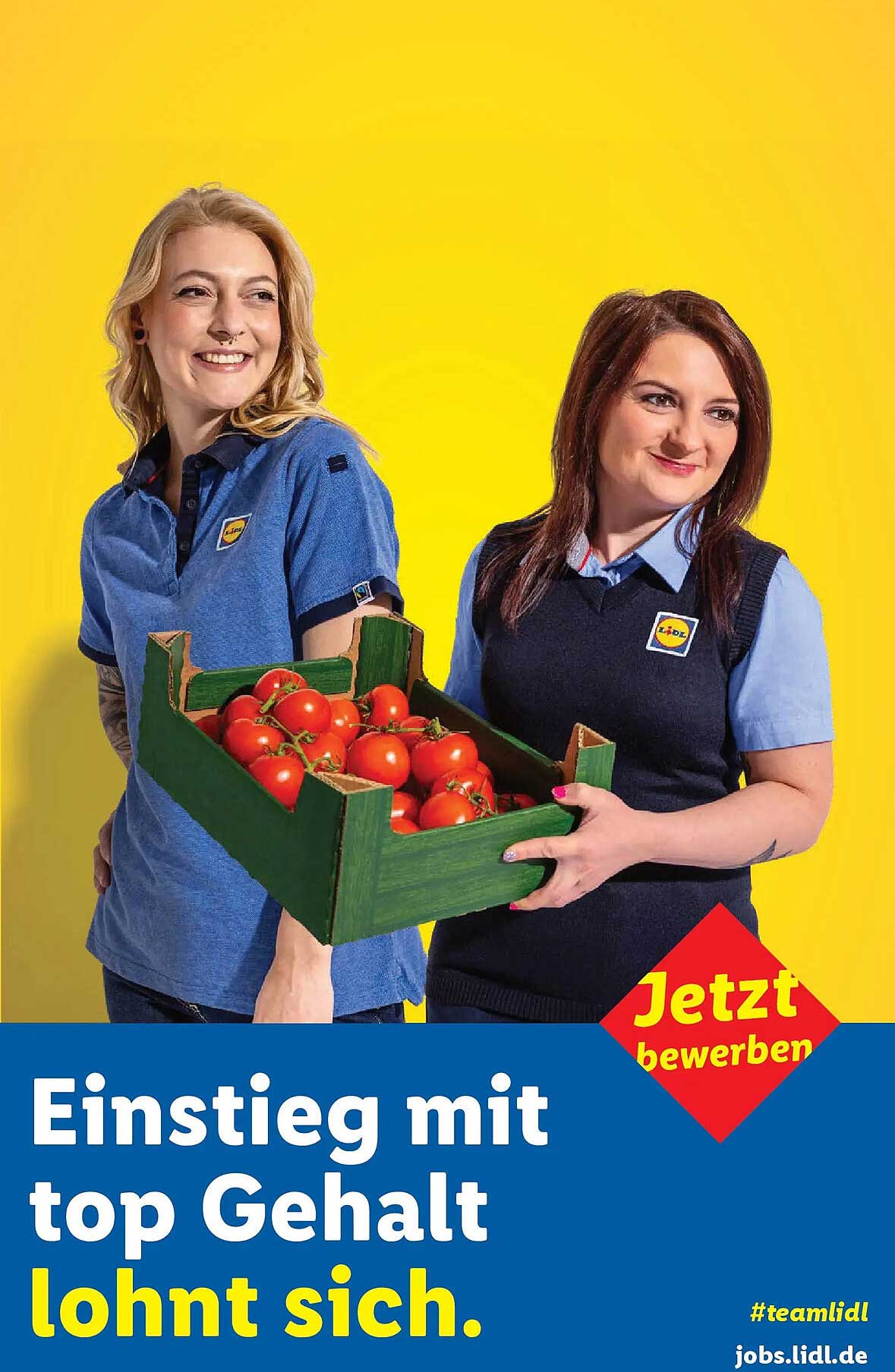 Einstieg mit top Gehalt lohnt sich.