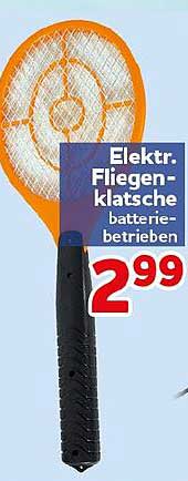 Elektr. Fliegen-klatsche batterie-betrieben
