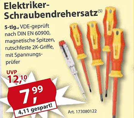 Elektriker-Schraubendrehersatz