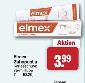 Elmex Zahnpasta Kariesschutz 75-ml-Tube (1 l = 53,20)