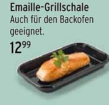 Emaille-Grillschale