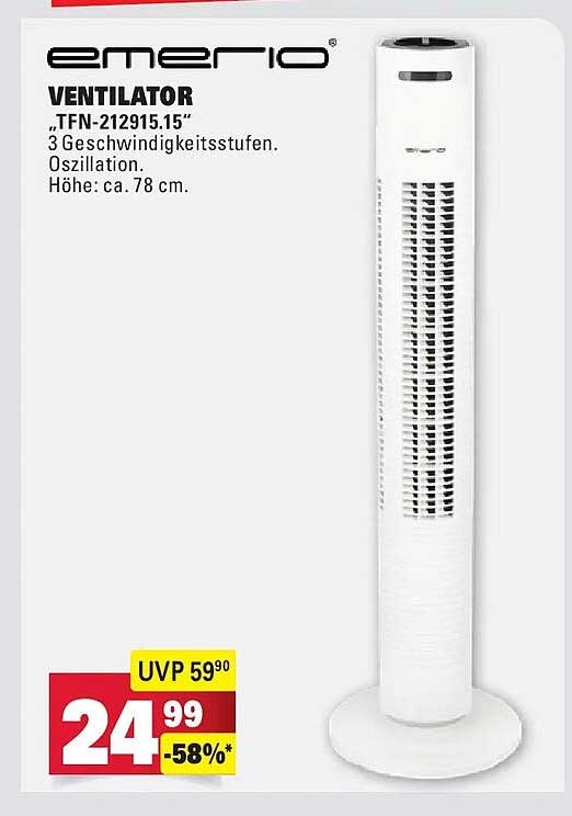 emerio VENTILATOR „TFN-212915.15“