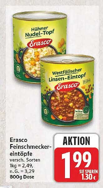 Erasco Feinschmecker-eintöpfe
