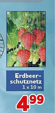 Erdbeer-schutznetz 1 x 10 m